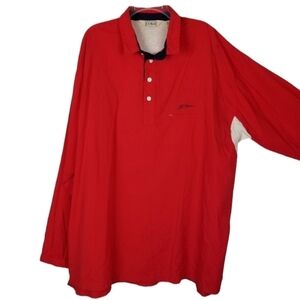 Vintage LL Bean Long Sleeve Shirt Nylon Vented Pullover Fly Fishing Outdoor XLT